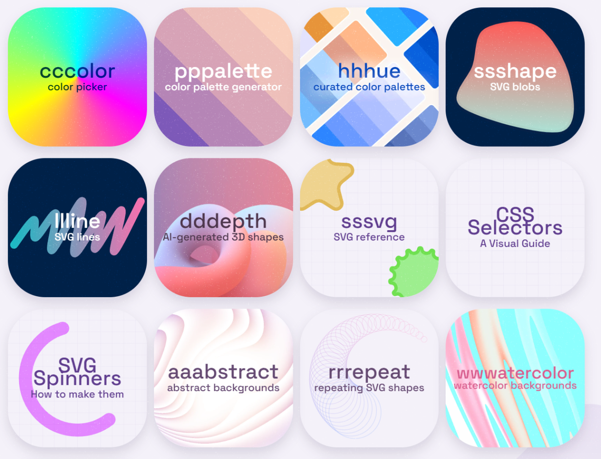 Cool and Free SVG Pattern Generators