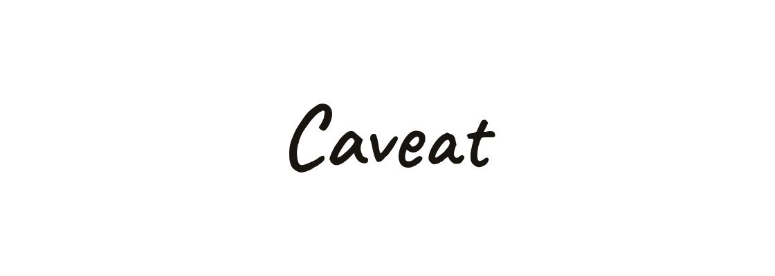 Caveat font demo for restaurant menu
